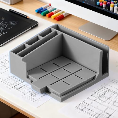 Distributeur de notes autocollantes avec modèle d'organisation pour le bureau - 2