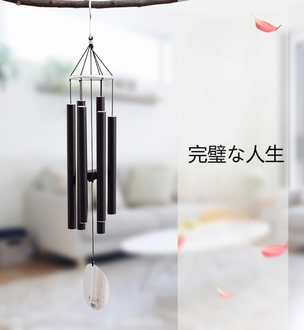 風鈴 おしゃれ ウィンドチャイム 玄関 ファッションアルミチューブミュージックメタル6チューブウィンドチャイムの装飾品結婚式の誕生日