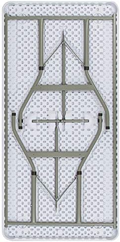 Miniatura 3 de Mesa plegable de plástico resistente de 18 pulgadas de ancho x 60 pulgadas de profundidad x 29 pulgadas de alto, para interiores y exteriores,