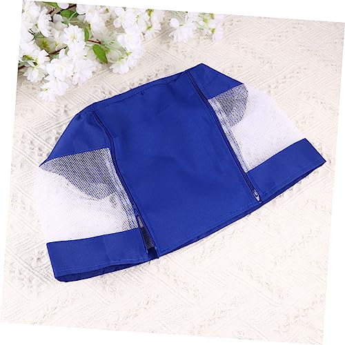 BESPORTBLE Bird Mesh Cage Cloth Cover 3 Sides Open Birdcage Accessory Blue Birdcage Covers for Bird Supplies