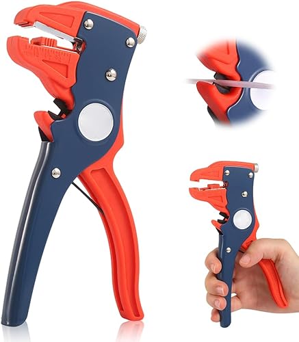 Miniatura 3 de Quick Strip 2024 - Pelacables multifuncional autoajustable, crimpador, alicates para cortador de cables, pelacables automático 2 en 1 (#A4, 1 unidad)