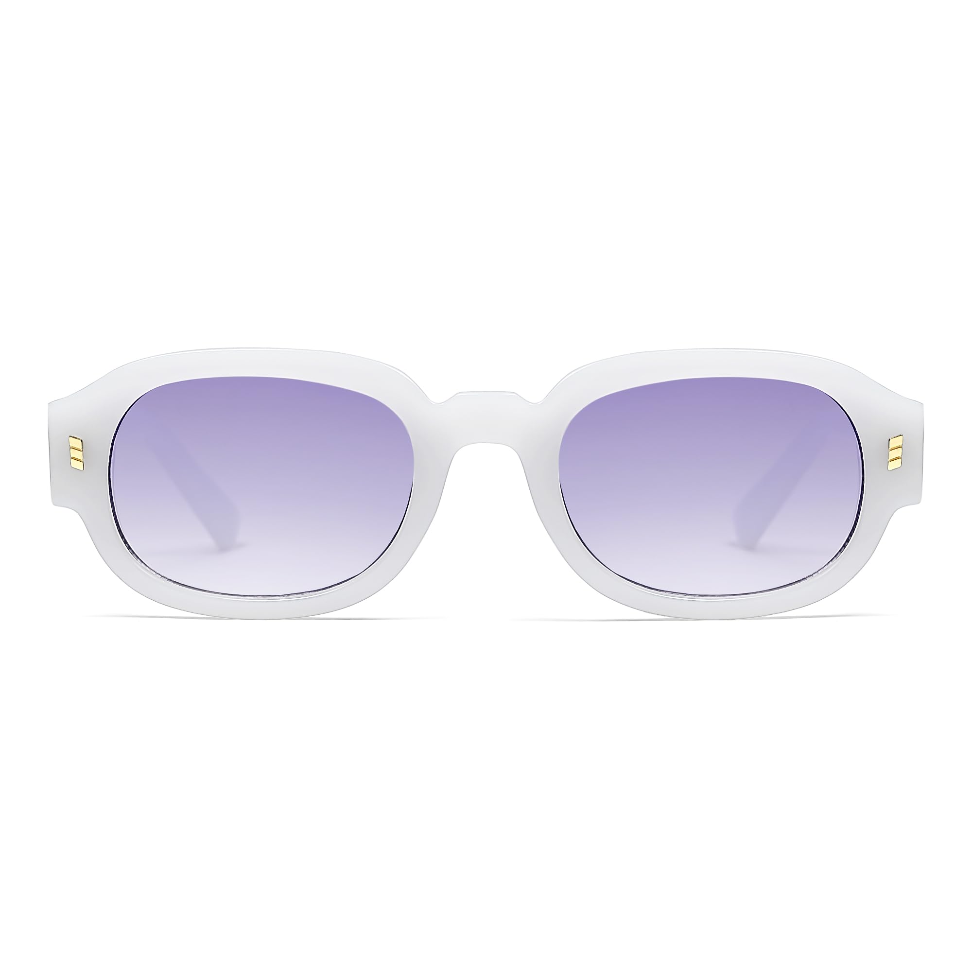 Appassal Retro Rectangle Sunglasses Womens Trendy Narrow Square 90s Shades Vintage Oval Sunnies AP3718