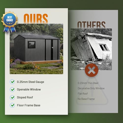 Backyard Storage Shed 8x10