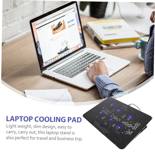 Soporte Ajustable para Laptop con Ventilador Silencioso miniatura 4