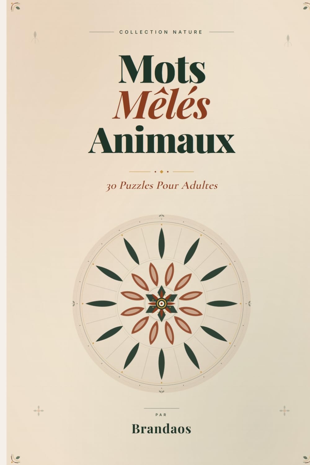 Mots Mêlés Animaux: 30 Puzzles Pour Adultes | Gros Caractères | Avec Solutions