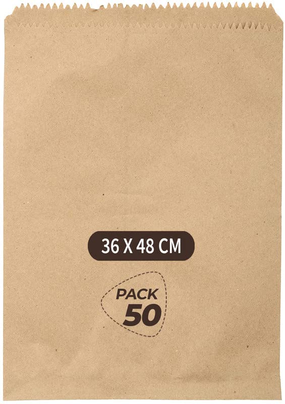 VAAIMAI Brown Paper Cover 36X48CM Extra Large Size Kraft Paper Cover for Photo Frames, Big Size Shoe Box, Cloths, Veggis, Grocery, Count of 50-image-35