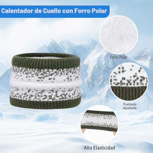 Gorro para mujer y complementos de punto para excursiones y nieve 4