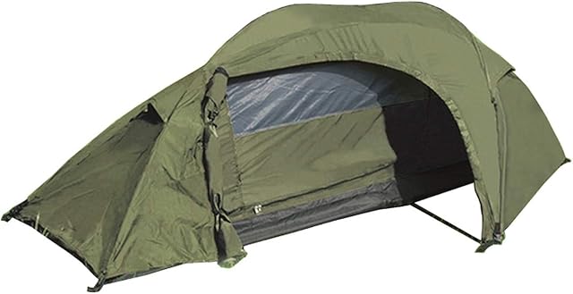 Mil-Tec Recom 1-Man Tent, Olive Green, 240 x 135 x 85 cm