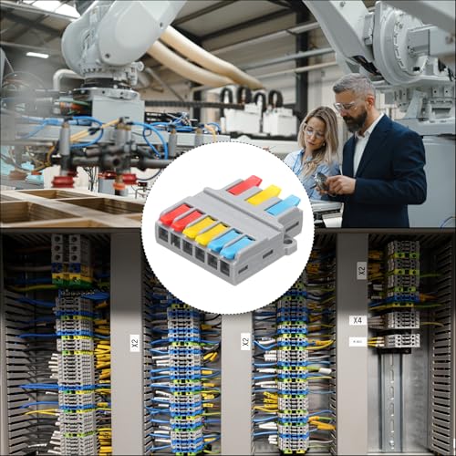 Connecteurs de fils d'épissure rapides 35A pour montage rail DIN propre