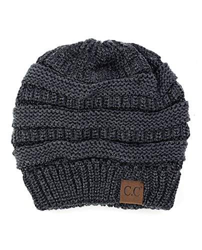 Image of Cambridge Select Thick Slouchy Knit Oversized Beanie Cap Hat