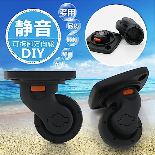 360 Swivel Plastic Wheel Replacement Luggage Travel Suitcase Wheels Repair Luggage Wheels (DL W054) Removable3
