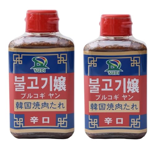 【2本】 ブルコギヤン 辛口 400g サンダイナー食品 韓国風調味料 肉料理用ソース お肉の味付け タレ 肉にからむ 上質な九州味噌 甘い九州醤油 新鮮な玉ねぎ にんにく りんご 生姜 深みのある味わい 絶品韓国風焼肉 豚肉 鶏肉 牛肉 海鮮 焼きそば