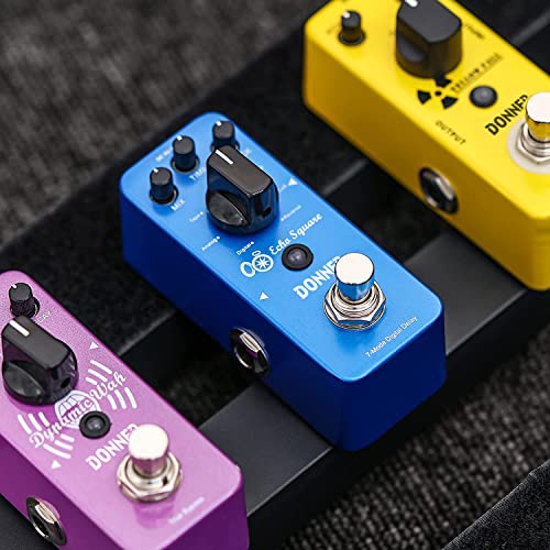 Image of Donner Digital Delay Pedal, Echo Square Delay Guitar Pedal, 7 Effects Digital Analog Tape Mod Sweep Lofi Reverse for Electric Guitar and Bass True Bypass