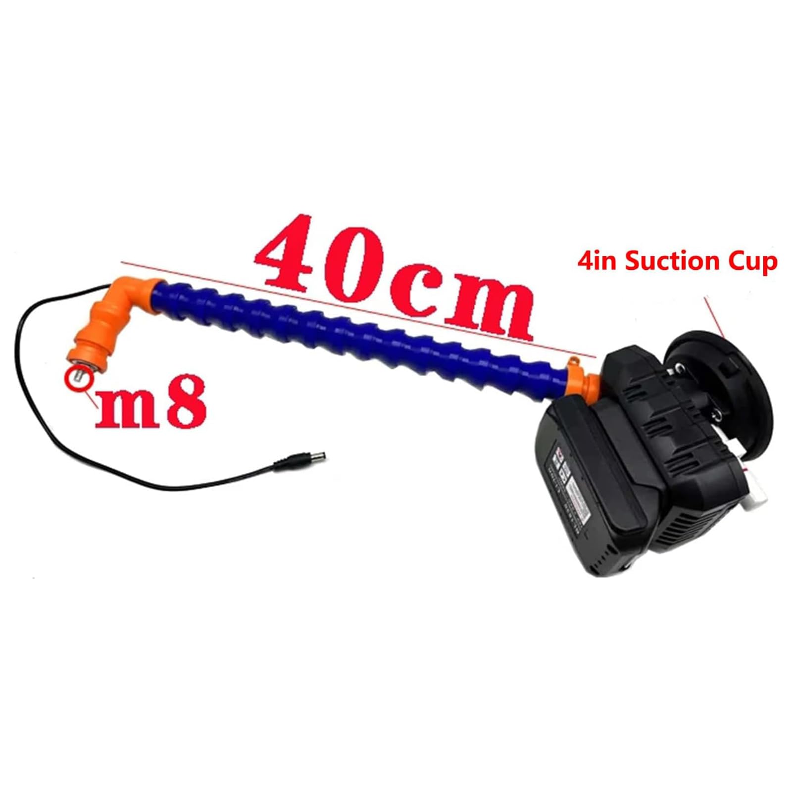 Luz de reparación de abolladuras de coche, herramienta de reparación de 9 LED sin pintura, brillo ajustable, incluye dos baterías de 3000 mAh, perfecta para trabajos de carrocería y eliminación de