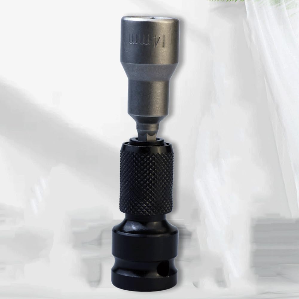 1 Sets Hex Quick Release Socket Adapter Converter 1/2in Square to 1/4in for Drill Wrench