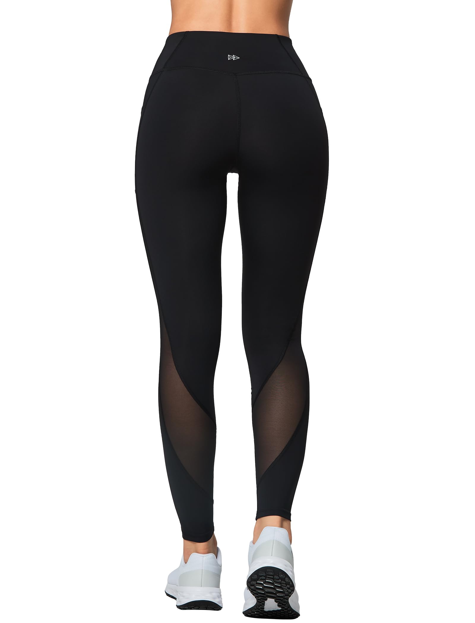 Yvette Donna Sportivi Pantaloni con Tasche Mesh Vita Alta Leggings Elastici per Fitness Allenamento Jogging Yoga