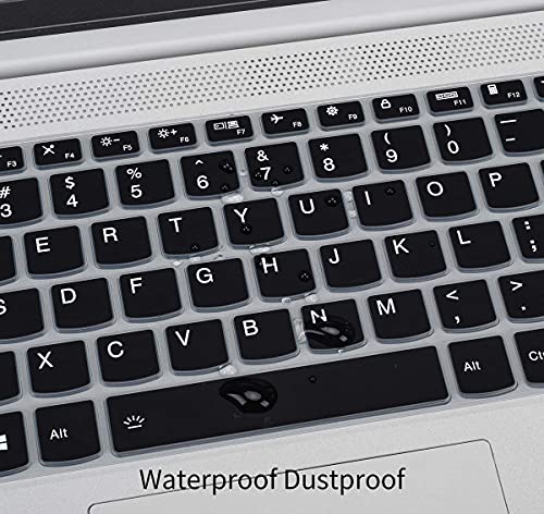Image of RAYA Silicone Keyboard Cover for Lenovo Ideapad Slim3 /Slim5 [ 82XM0113IN / 83ER00MCIN / 83DC00ACIN ] and LOQ 12th Gen [ 83LK009VIN / 83LK0032IN ] 15.6inch Laptop (Black)