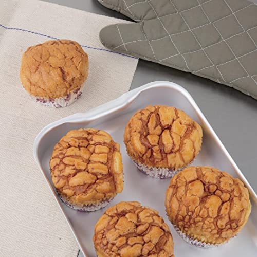 Vogue K422 Aluminium Roasting Dish 320X215X50mm Baking Oven Tray Roaster, Silver