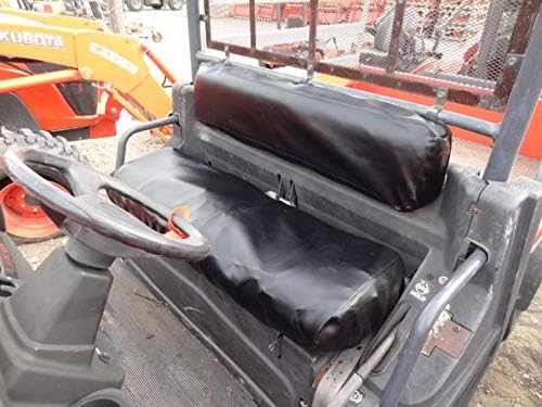 Durafit Seat Covers 2005-2013 Kubota RTV 900 and RTV 1100 Vinyl Seat Covers Complete in Black Waterproof Leatherette. NOT for X Model