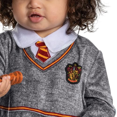 Disguise Gryffindor Hermione Posh Infant Costume, Official Wizarding World Harry Potter Halloween Costumes for Babies, Size (6-12 months) - image 2