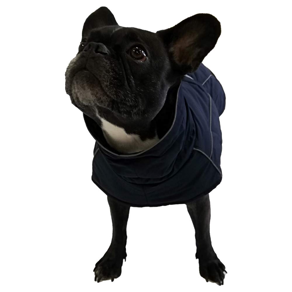 Croci Hiking Hundemantel, wasserdicht, Makalu, temperaturregulierendes Futter, Dunkelblau, 90 cm