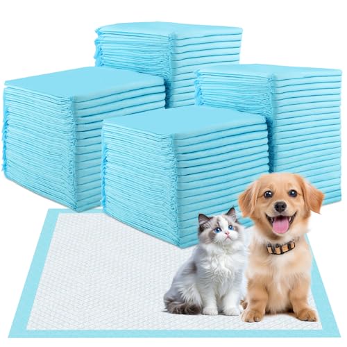 Wozzies 100 Pezzi Traversine Cani, 60 x 60 cm Tappetini Igienici per Cuccioli, Tappetini Assorbenti per Gatti è Progettato a 6 Strati per Asciugare Rapidamente e Prevenire le Infiltrazioni