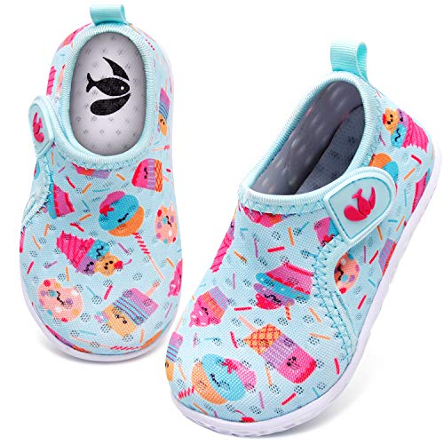 Image of FEETCITY Baby Boys Girls Water Sport Shoes Barefoot Kids Aqua Socks Quick-Dry Beach Swim Pool Shoes