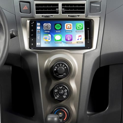 [Supporta CarPlay e Android Auto] L'autoradio supporta CarPlay e Android Auto tramite Bluetooth o cavo USB, consentendo un controllo vocale superiore e semplificando l'accesso alle funzioni del telefono. È possibile controllare tramite comandi vocali, effettuare chiamate, inviare e ricevere messaggi e ascoltare musica, tutto in un unico dispositivo.
