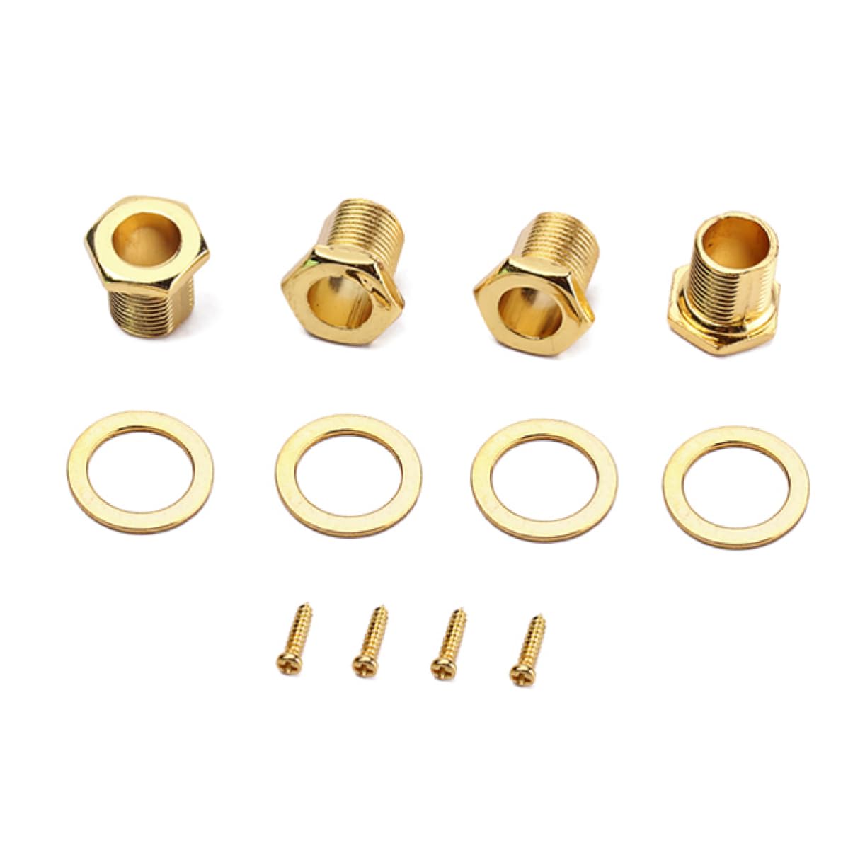 ifundom 2r2l Guitar Bass Tuning Pegs Machine Heads Gold Metal Bass Accessories 4 String Guitar Tuning Keys