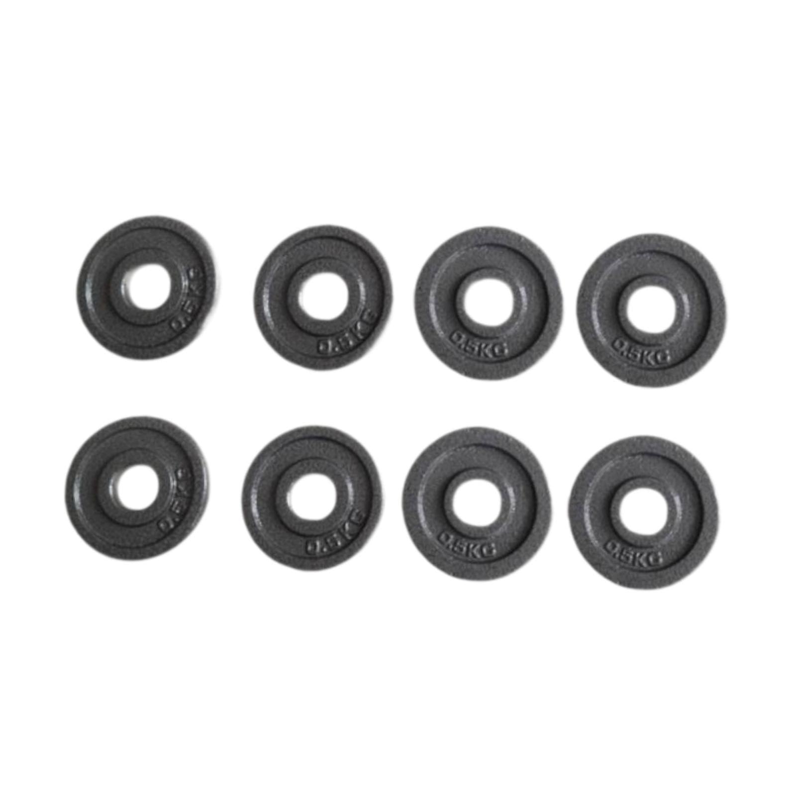 8 Stück Hantelscheiben Stangengewichte aus Training Discs für Kraftsportler Muskeltraining Heimtraining Und Fitnesscenter