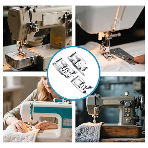 Set de 3 Pies para Máquina de Coser de Bajo Estilo miniatura 3