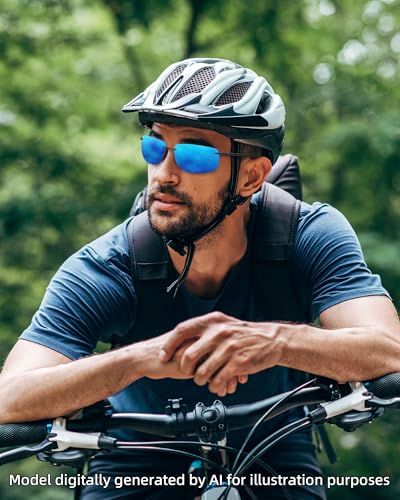 Image of JIM HALO Sport Sunglasses Men Womens TR90 Rimless for Driving Running Golf | Polarized /Non polarized,Lightweight,17g /0.6oz,Rectangle,Wrap Around,Cycling,Fishing,Outdoor Activities