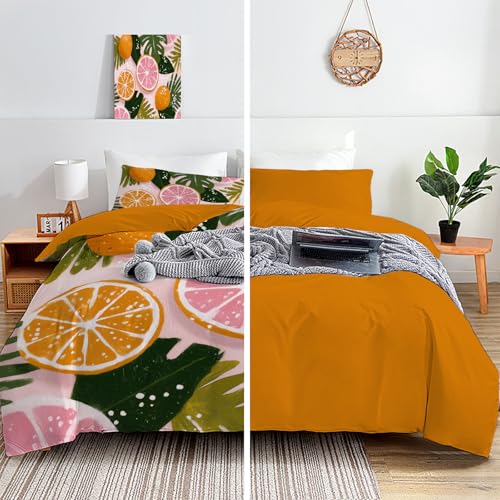 Housse de couette 140x200cm anti-plis à fermeture éclair pour lit simple propre - 6