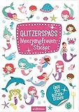 Glitzerspaß – Meerjungfrauen-Sticker: Über 250 Glitzersticker | Sticker mit Glitzereffekt