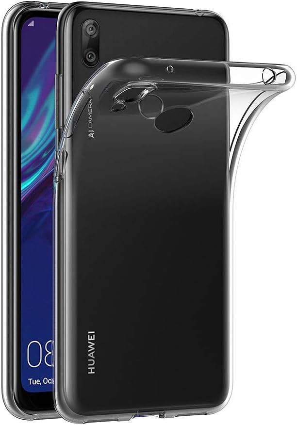 AICEK Funda Huawei Y7 2019, Transparente Silicona Fundas para Huawei Y7 2019 Carcasa Silicona Funda Case (6,26 Pulgadas)
