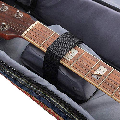 Mousse Case Sac Guitare Acoustique Bohemian Souple rembourré 40/41 Pouces Sac à Dos de la Guitare avec des oreillers Cou… - Les Beatles, Paul McCartney, John Lennon, RIngo Starr, George Harrison Mousse Case Sac Guitare Acoustique Bohemian Souple rembourré 40/41 Pouces Sac à Dos de la Guitare avec des oreillers Cou… – Image 6