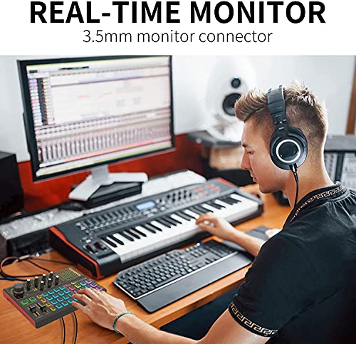 Voice Changer Sound Board, Audio Interface With Audio Mixer And Live Sound Card For Live Streaming, Guitar, Youtube, Recording And Gaming #TOP6