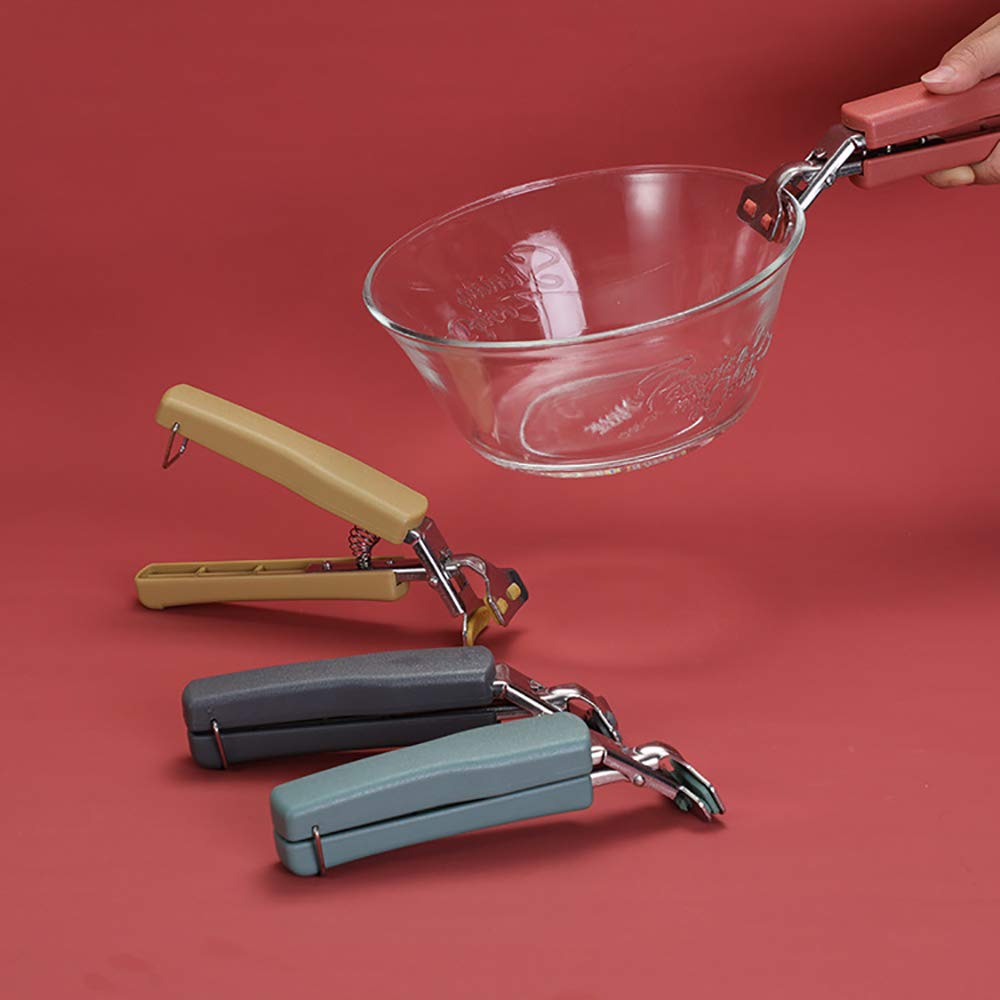 Pinza Antiscivolo, Attrezzo da Cucina, Supporto per Scodelle, Pinza per Piatti, Pinza per Pinze, Piastra per Piatti Caldi, A