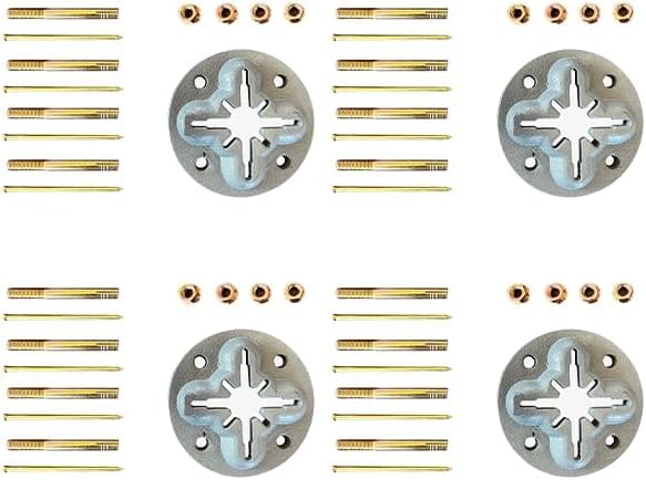KATOOL Lot 4 Auto Body Floor Anchor Pot Set DIY 10 Ton Hold Chain Slots In Ground Slot