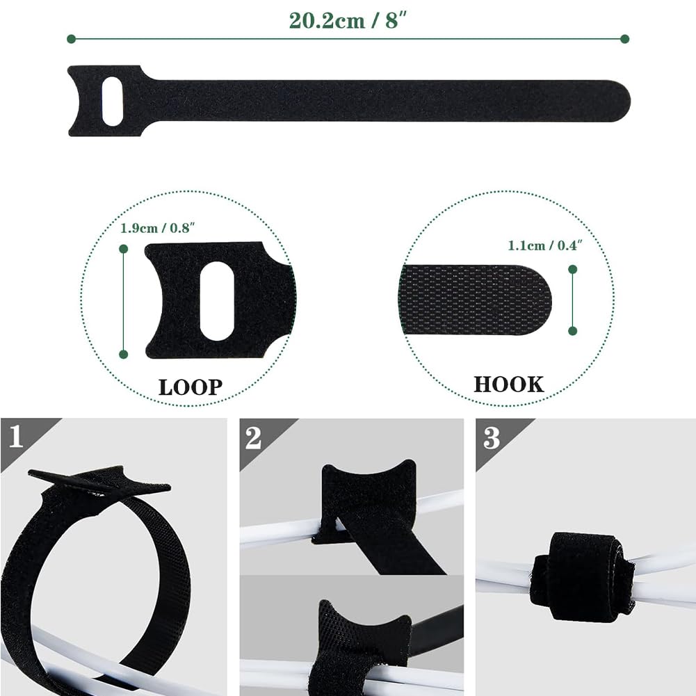 Salvacavi per caricabatterie,Protezione Cavo Animale,Cable Protector,Copertura Protettiva per Cavi,con Fascette,adatta per tutti i telefoni cellulari,7 pezzi