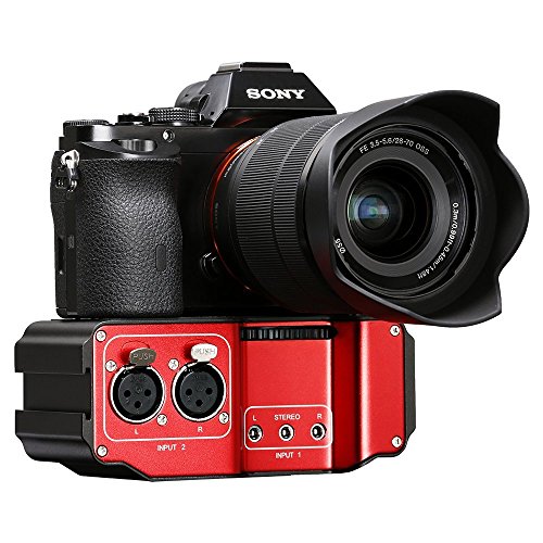 Saramonic SR-PAX2 Audio Mixer Adapter Preamplifier Two XLR and Two 3.5mm Jack Interface for DSLR & Mirrorless & Blackmagic Design Pocket Cinema Cameras Audio Recording - Thumbnail 3