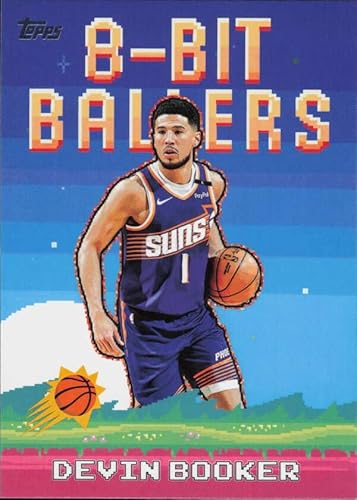 2025-26 TOPPS FLAGSHIP 8-BIT BALLERS #8B-3 DEVIN BOOKER PHOENIX SUNS BASKETBALL OFFICIAL TRADING CARD OF NBA
