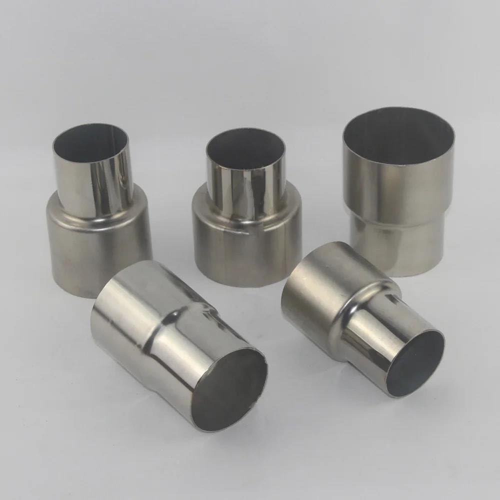 Terminales de Escape Accesorios Automóviles Reductor Acero Inoxidable 304 57Mm 60Mm 63Mm 66Mm 70Mm 76Mm Reductor Acero Inoxidable Reductor Tubo Escape Escape de Coche(OD 60mm-63mm)