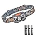 Linkax Linterna Frontal LED Linterna de Cabeza Super Brillante 120 Lúmenes Lampára de Cabeza Impermeable Luz Frontal 4 Modos Para Camping Pesca Ciclismo Carrera Caza 3 Pilas AAA incluidas