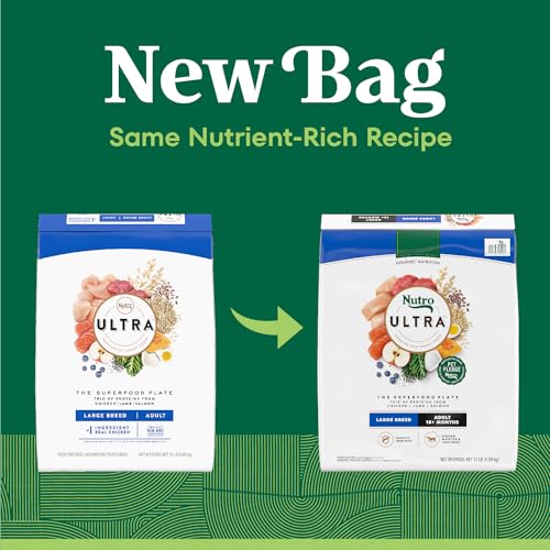 Nutro Ultra Large Breed Dry Dog Food, Chicken, Lamb & Salmon, 13 lb | Trio of proteins, Real chicken #1 ingredient, Non-GMO, 14 superfoods blend, Omega 3 & 6, Glucosamine & Chondroitin - Image 4