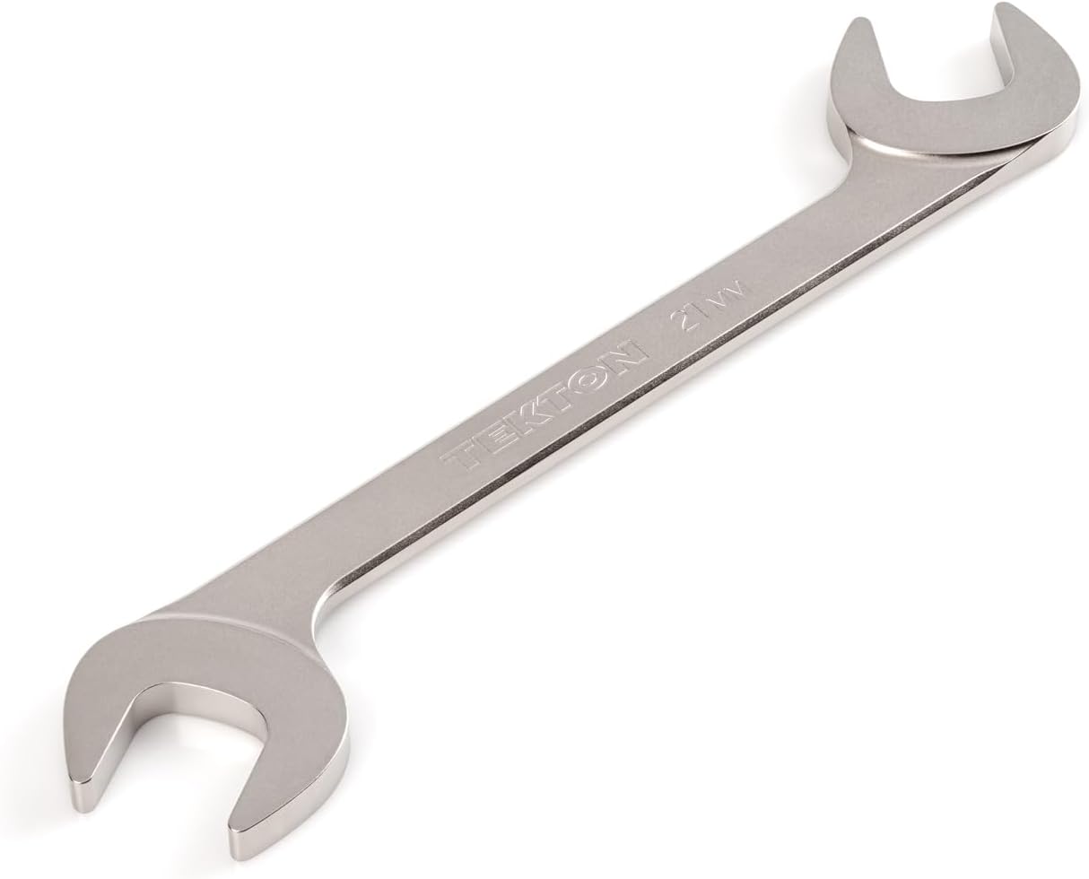 TEKTON 21 mm Angle Head Open End Wrench | WAE84221 | Made in USA