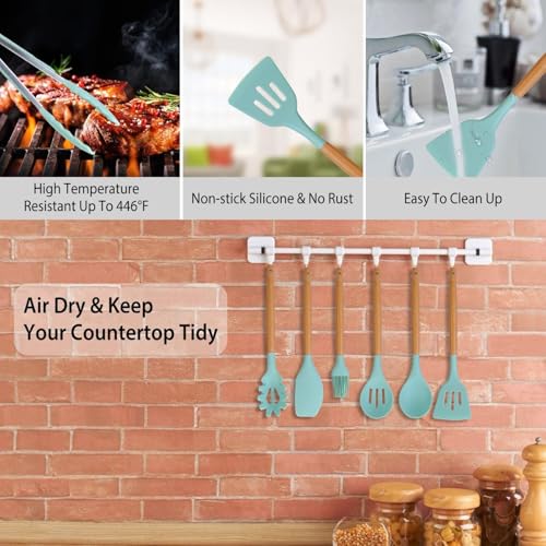 Ensemble d'outils de cuisson en silicone durable de qualité supérieure - 8