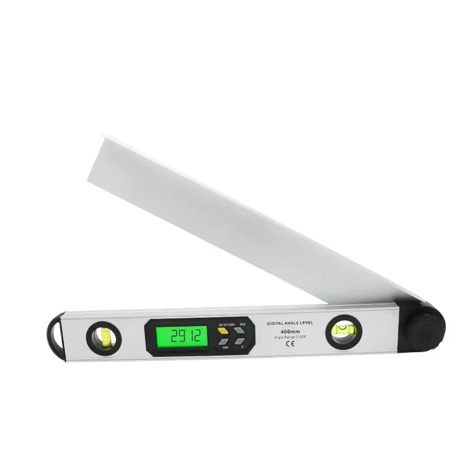 0-225 Gradi Digital Spirit Level Angle Finder Gauge Lega di Alluminio Elettronico Goniometro 400mm Angolo Righello Digitale