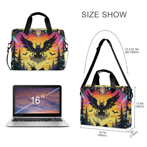 Maletín portátil tipo bandolera para laptop 15.6 pulg miniatura 5