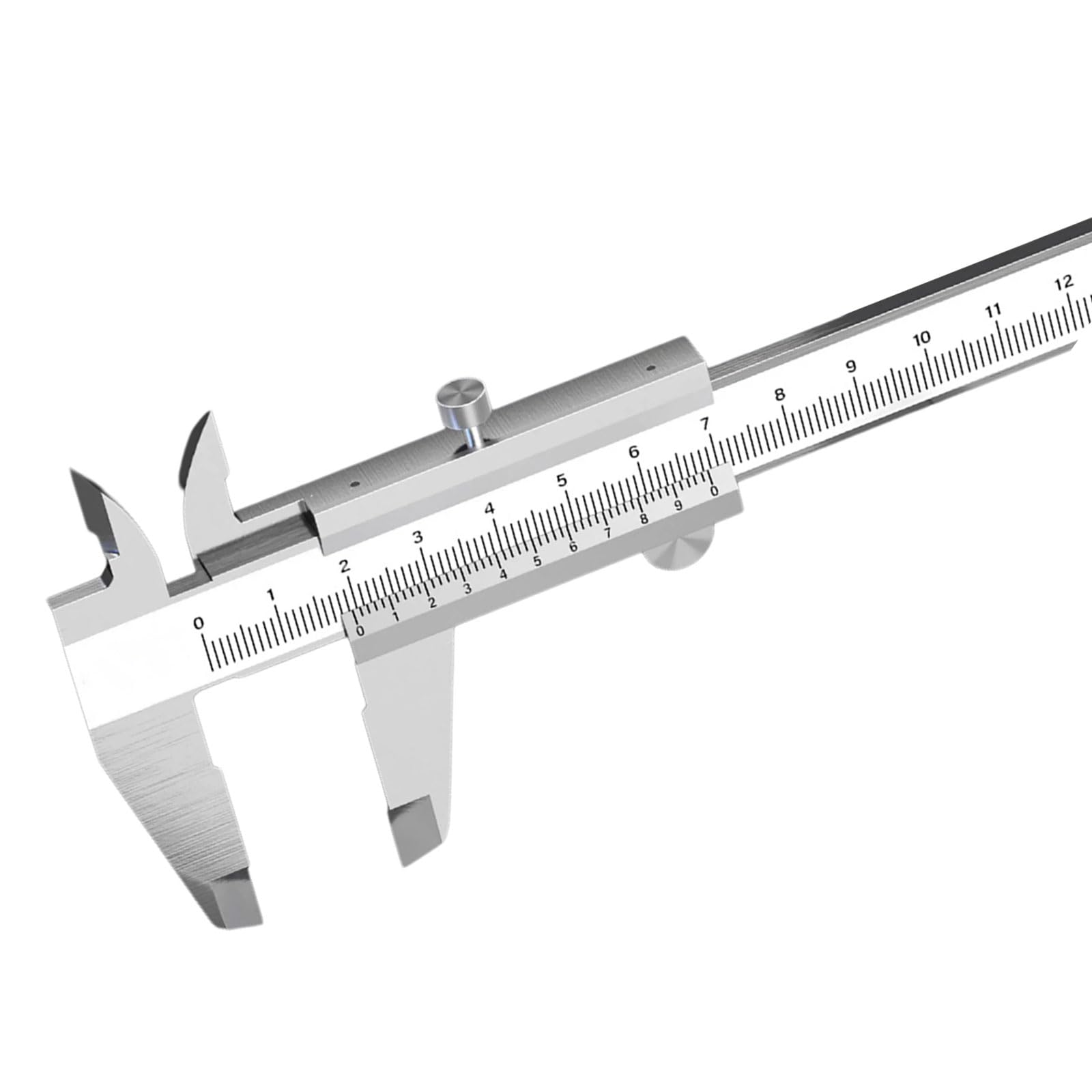 Calibre de acero inoxidable, resolución de 0,02 mm, escala D grabada para aplicaciones de laboratorio y taller, calibrador de taller sin erosión